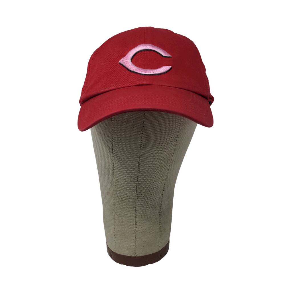 Nike Team MLB Cincinnati Reds Slideback Hat Embroidered Logo Swoosh SEE DESC